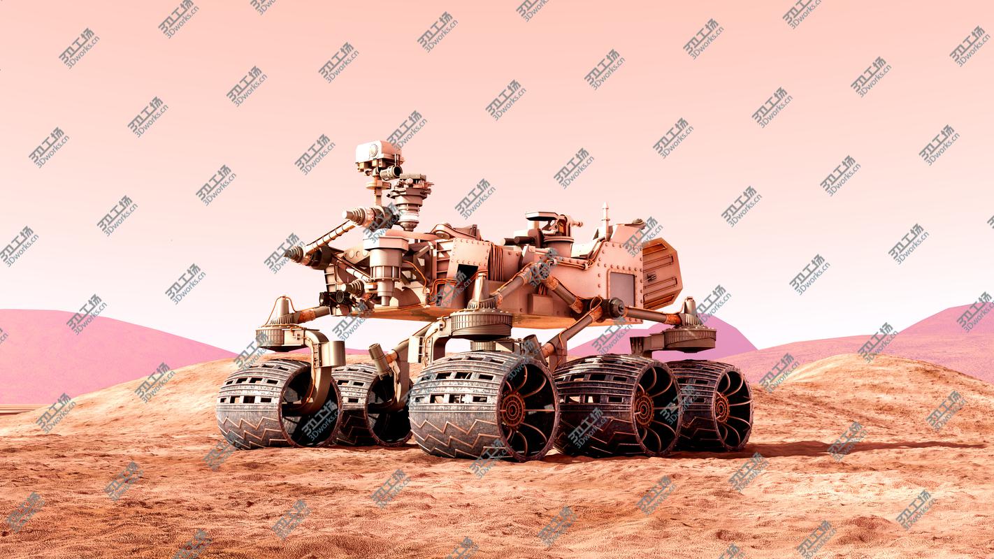 images/goods_img/2021040161/Curiosity Rover Mars, Realistic 3d model with materials and scene/2.jpg